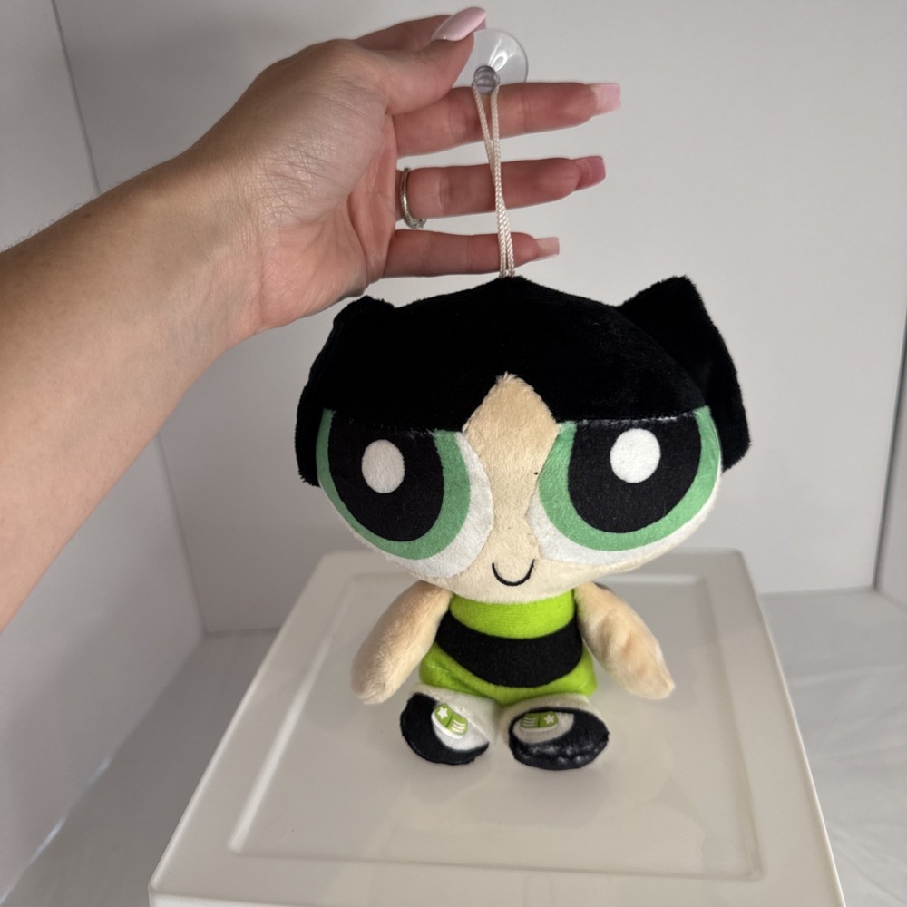 Powerpuff Girls Buttercup Plush Toy With‎ Suction Cup And String